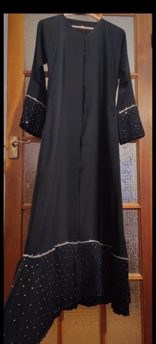 Black jilbab abaya - black,
