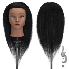 14 inch Real Hair Training Head Hairdresser Manikin Mannequin Salon Practice