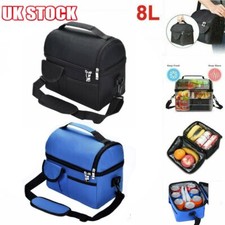 Large Insulated Lunch Bag Adult Kids Men Thermal Cool Hot Food Storage Tote Box