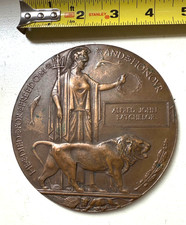 Original WWI British KIA Death