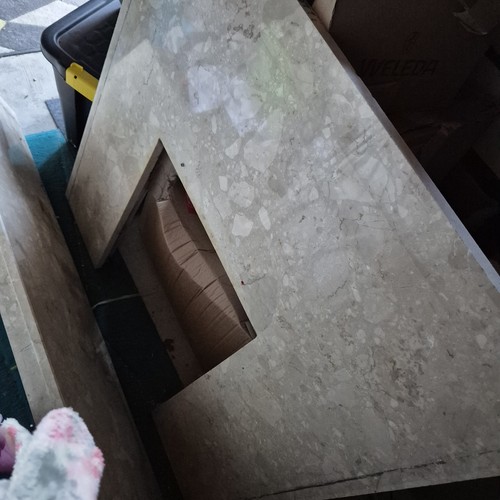 Marble effect fire surround - marble,