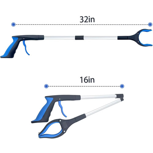 2pcs foldable reacher grabber - foldable,