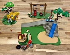 Playmobil Playground and Skate Park Bundle Set with Figures and Accessories