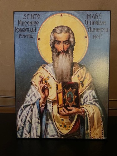 Saint cyprian icon byzantine - saint, icon–byzantine