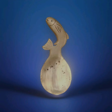 Antique Carved Horn Tea Caddy