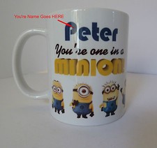 Personalised Minion Mug