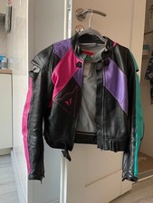 Vintage DAINESE Leather Motorcycle Jacket Ladies Size S