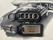 Two Genuine Audi Keyrings