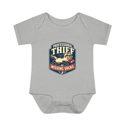 Sock thief ferret baby - sock,