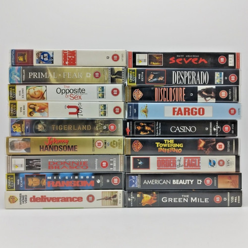 Job lot vhs - vhs, cassettes