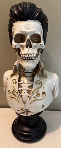 Elvis presley skeleton bust - presley,