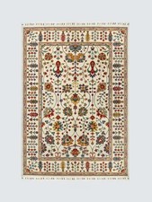Gooch Luxury Amiri Traditional Wool Rich Rug L230 x W160cm - Ivory/Multi A