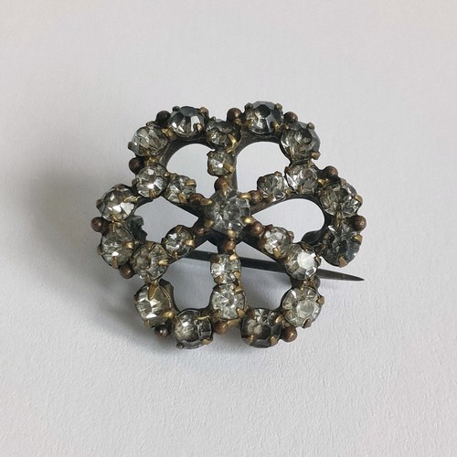 Antique victorian paste floral - antique,