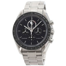 OMEGA 311.33.44.32.01.001 Speedmaster Aventurine Moon Phase Watch Stainless Stee
