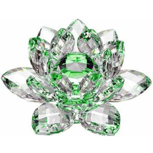 Crystal lotus flower ornaments - lotus,