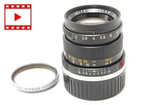[Exc+5 w/Filter] Leica Summicron M 50mm f/2 2nd Ver.2 Ver2 V.2 V2 Black JAPAN