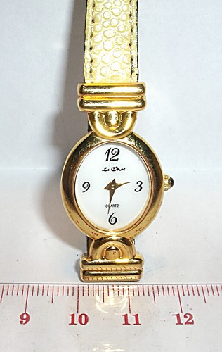 Ladies oval shape gold - ladies,