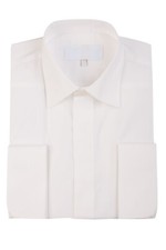 Men's Ivory Dress Shirt Cotton