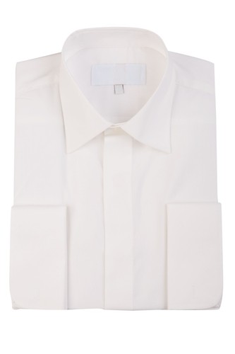 Men ivory dress shirt cotton - shirt,