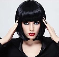 BLACK BOB WIG SHORT CUT IN