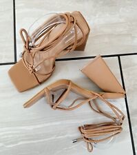 Womens High Heel Tie Up Leg