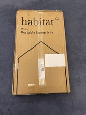 Habitat, Argos Home Portable Laptop Tray - White - See pics