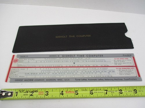 1951 gisholt time calculator - gisholt,