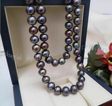 Real Natural 8-9mm Black Pearl