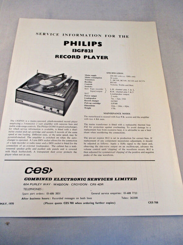 Vintage ces ltd - ltd, philips