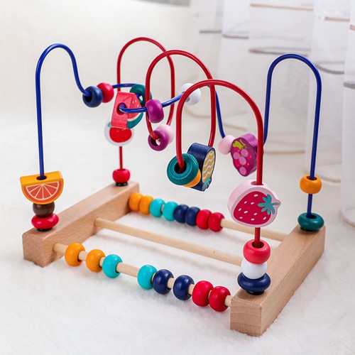 Educational wooden bead - wooden,