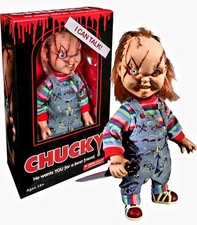 Child's Play 15" Scarred face TALKING CHUCKY Mega scale replica doll figure new