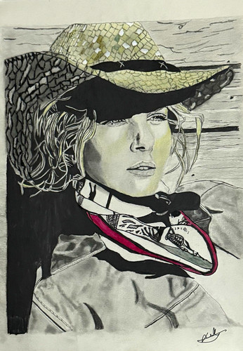 Unframed original signed - original,