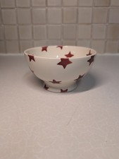 Emma Bridgewater Red Stars French Bowl (New W/Minor Crazing)