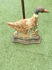 Antique Cast Iron Duck Door