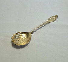 Elkington silver gilt serving