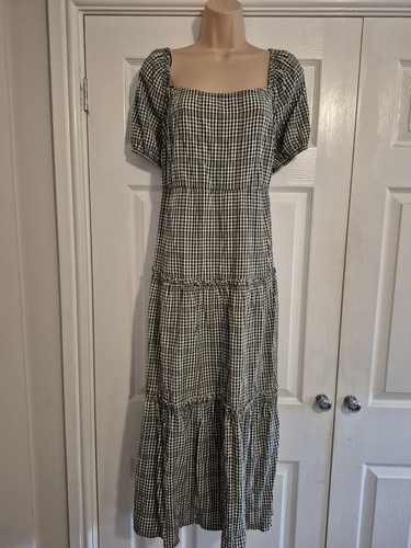 Bnwt black white gingham - &,