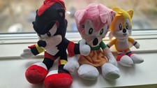 Sonic the Hedgehog - Shadow, Tales and Amy Rose - Set of 3 plushies