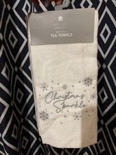 2pcs  Christmas Tea Towel 100%