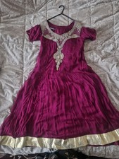 Maroon Anarkali Dress
