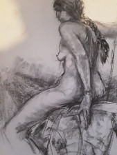 Original Female Nude Drawing