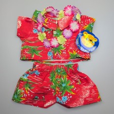 Bear factory red - red, hawaiian