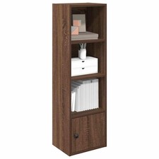 Bookcase Brown Oak 31x24x102