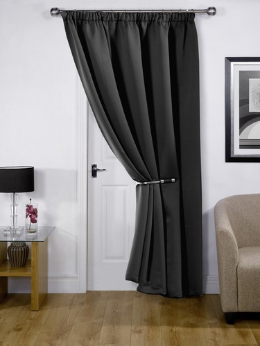 Thermal blackout door curtain - thermal,