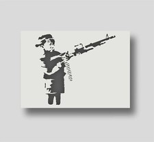 Banksy Boy With Crayon Gun