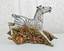 BRAND NEW BOXED ZEBRA ORNAMENT FROM THE EARTH SERIES BY ANN RICHMOND - PERFECT