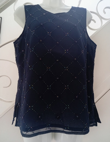 Kaleidoscope navy geometric - navy,
