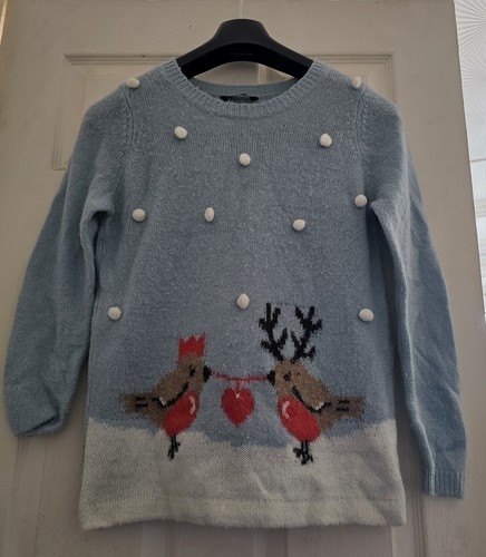 George blue christmas jumper - george,
