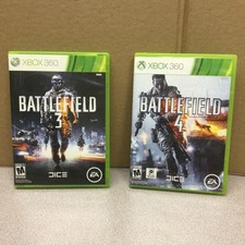 X Box 360 Battlefield 3 And 4