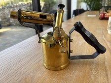 Antique brass blowtorch