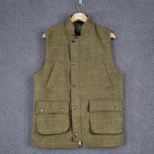 Tweed shooting gilet mens - shooting, s